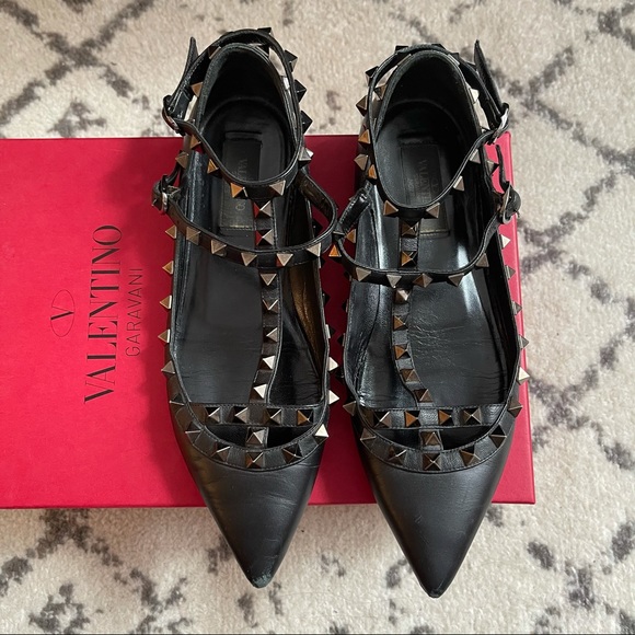 Valentino rockstud flats - Picture 8 of 14